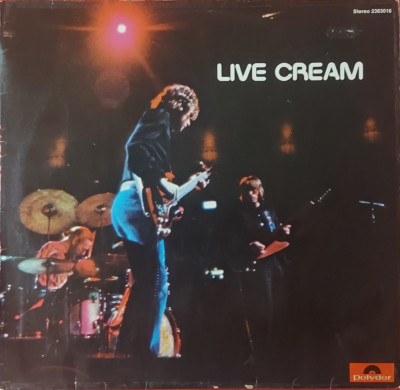 Cream &amp;lrm;&amp;ndash; Live Cream LP, Germany, 1970, stare foarte buna (VG) foto