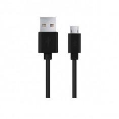 Cablu de date Esperanza EB184K microUSB 1m negru foto