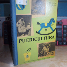 CONSTANTA VLADOIANU - PUERICULTURA * MANUL SCOLI CU PROFIL GOSPODARIE , 1960