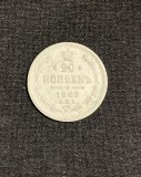 Moneda 20 copeici 1903 Rusia argint, Europa