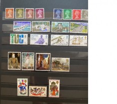 ANGLIA/ MAREA BRITANIE/ UK 1968, An complet, serii MNH foto