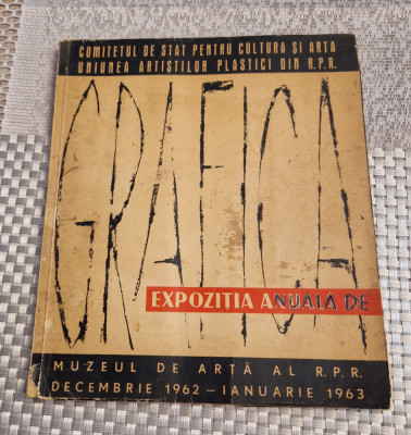 Expozitia anuala de Grafica muzeul de arta L RPR dec. 1962 - ian. 1963 foto