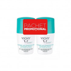 Pachet Deodorant roll-on antiperspirant cu parfum 48h, 50 ml, Vichy