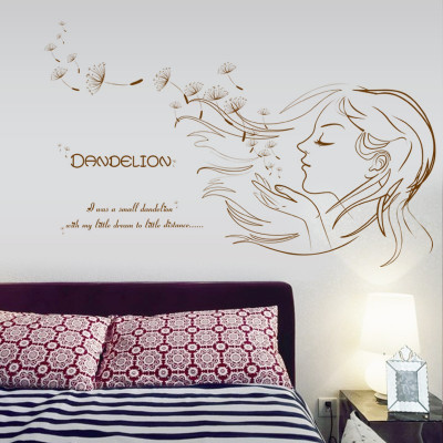 Sticker decorativ, Dandelion 93 cm, 151STK foto