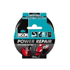 Banda adezivă texturată Bison Power Repair Negru 50mmx25m