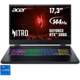 Laptop Gaming Acer Nitro 5 AN517-55 cu procesor Intel&reg; Core&trade; i7-12700H pana la 4.70 GHz, 17.3 Full HD, IPS, 144Hz, 16GB, 1TB SSD, NVIDIA&reg; GeForce RTX&trade;