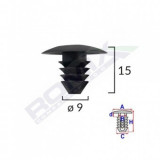 CLIPS TAPITERIE PENTRU GRUP VAG 9X15MM - NEGRU SET 10 BUC, ROMIX