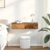 VidaXL Raft de perete cu sertare Lemn vechi 80x33x17 cm Lemn prelucrat 859984
