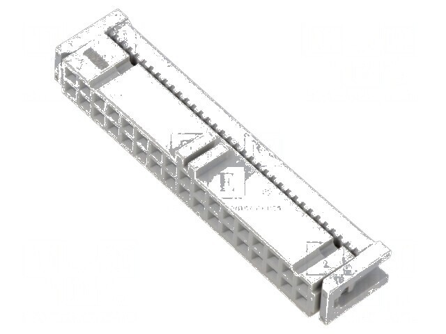 Conector IDC mufă mamă 34 PIN 1,27mm 2,5A pentru cablu-bandă