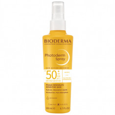 Spray protectie solara SPF 50 Photoderm Max, 200 ml, Bioderma