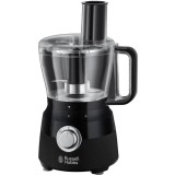 Robot de bucatarie 24732-56, 600 W, 2.5 L, 6 accesorii, 2 viteze, Puls Negru, Russell Hobbs