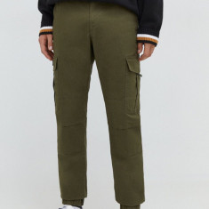 Tommy Jeans pantaloni bărbați, culoarea verde DM0DM18342