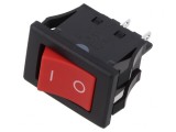 &Icirc;ntrerupător Bascule DPST Roșu IP67 10A 250VAC 30VDC