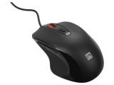 Mouse optic negru NATEC USB A cu cablu 1,8m, 6 butoane, RGB, DPI ajustabil