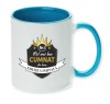 Cana maner albastru personalizata &quot;Cel mai bun Cumnat&quot;, INOVATIX&reg;. 330ml, Oem