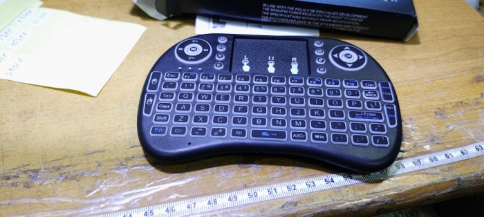 Mini Wireless Keyboard Backlight 2.4G Air Mouse Remote Control #A7555