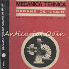 Mecanica Tehnica. Organe De Masini - N. Stere