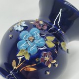 Vaza portelan vechi, vintage - albastru cobalt
