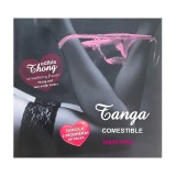 Ornamente comestibile pentru s&acirc;ni și zona intimă DIVERTY SEX Edible Thong, gust de căpșuni (model 4869)