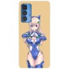 Husa compatibila cu Motorola Moto G50 model Rebecca Bluegarden Edens Zero, Silicon, TPU, Viceversa, Transparent, Carcasa