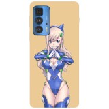 Husa compatibila cu Motorola Moto G50 model Rebecca Bluegarden Edens Zero, Silicon, TPU, Viceversa, Transparent, Carcasa