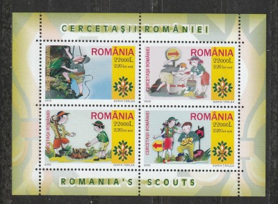 Romania 2005 - #1686B Cercetasii Romaniei M/S 1v MNH foto