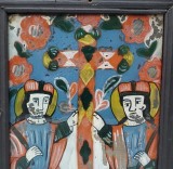 Sf. Imparati Constanti si Elena, Icoana pe glaja, Atelier din Nicula, Sec. XIX
