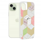 Husa iPhone 15 Plus Asteroid GSM Marble, Purple Hex
