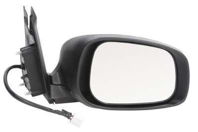 Oglinda exterioara Suzuki Swift (Sg) 03.2005-09.2010 Partea Dreapta Crom Convex Manuala Fara Incalzire 8470162Ja0Zxx, carcasa neagra grunduita foto