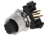 Soclu M12 5 PIN Profibus THT IP65/IP67 60V 4A