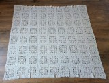 FATA DE MASA VINTAGE DIN BUMBAC, LUCRATA MANUAL