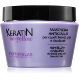Phytorelax Laboratories Keratin No-Yellow mască &icirc;mpotriva tonurilor galbene pentru părul blond şi gri 250 ml