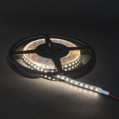 LED Flexibilă 5m, 120 LED-uri/m, Alb Mediu, Consum Redus 9,6W/m, 12V, IP20 - Iluminare Decorativă și Ambientală Versatilă