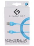 Cablu Controller Floating Grip 0,5m Silicone Usb C Blue PS5