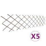 Gossi gard cu zabrele, 5 buc.,180 x 60 cm, salcie