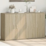 VidaXL Dulapuri, 2 buc., stejar sonoma, 60x31x70 cm, lemn prelucrat 3276541