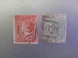 ANTIGUA Q VICTORIA STAMPILAT=350