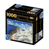 Cumpara ieftin Puzzle adulti D-Toys Discover Europe - Santorini, 1000 piese