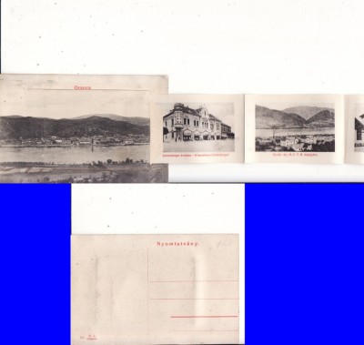 Orsova, Dunarea, Cazane -leporello 10 minicards- rara foto