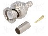 Conector BNC, 50&amp;Omega;, tata, aurit, {{Producator}} - foto