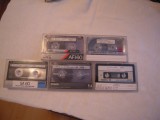 LOT de 5 casete audio marci diverse: JVC, MEMOREX, SONY, PHILIPS, GOLDSTAR