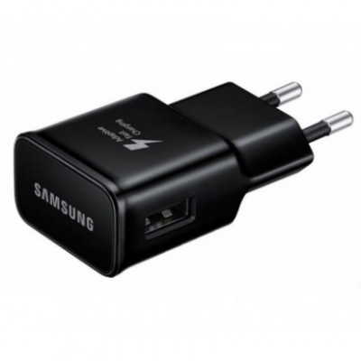 Incarcator Retea USB Samsung EP-TA200EBE, Fast Charging 2A, 1 X USB, Negru, Original Bulk foto