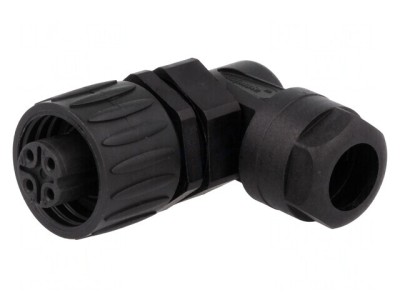 Conector Circular 4 PIN Mamă Terminal cu Șurub foto