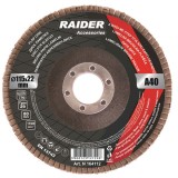 Raider A-40 - Disc lamelar profil drept 115x22.2 mm granulatie 60