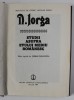 Studii asupra Evului Mediu Romanesc - Nicolae Iorga, 1984, Editura Stiintifica si Enciclopedica