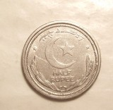 PAKISTAN HALF RUPIA 1948, Asia