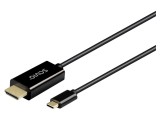 Cablu HDMI la USB-C SAVIO 2m Full HD 1080p UHD 2160p Negru