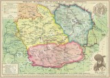 Poster Harta Tarile Rom&acirc;ne &icirc;n epoca lui Mihai Viteazul (1558-1601)