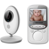 Baby Monitor EHM003, Camera Audio-Video Wireless Pentru Supraveghere Bebe, Ecran HD XXL 2.4 Inch LCD, Senzor Sunet, Mod Vedere Nocturna Infrarosu, Tal