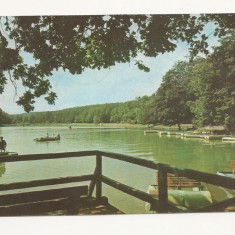 CA7 Carte Postala - Sibiu , Lacul din Dumbrava, circulata 1968